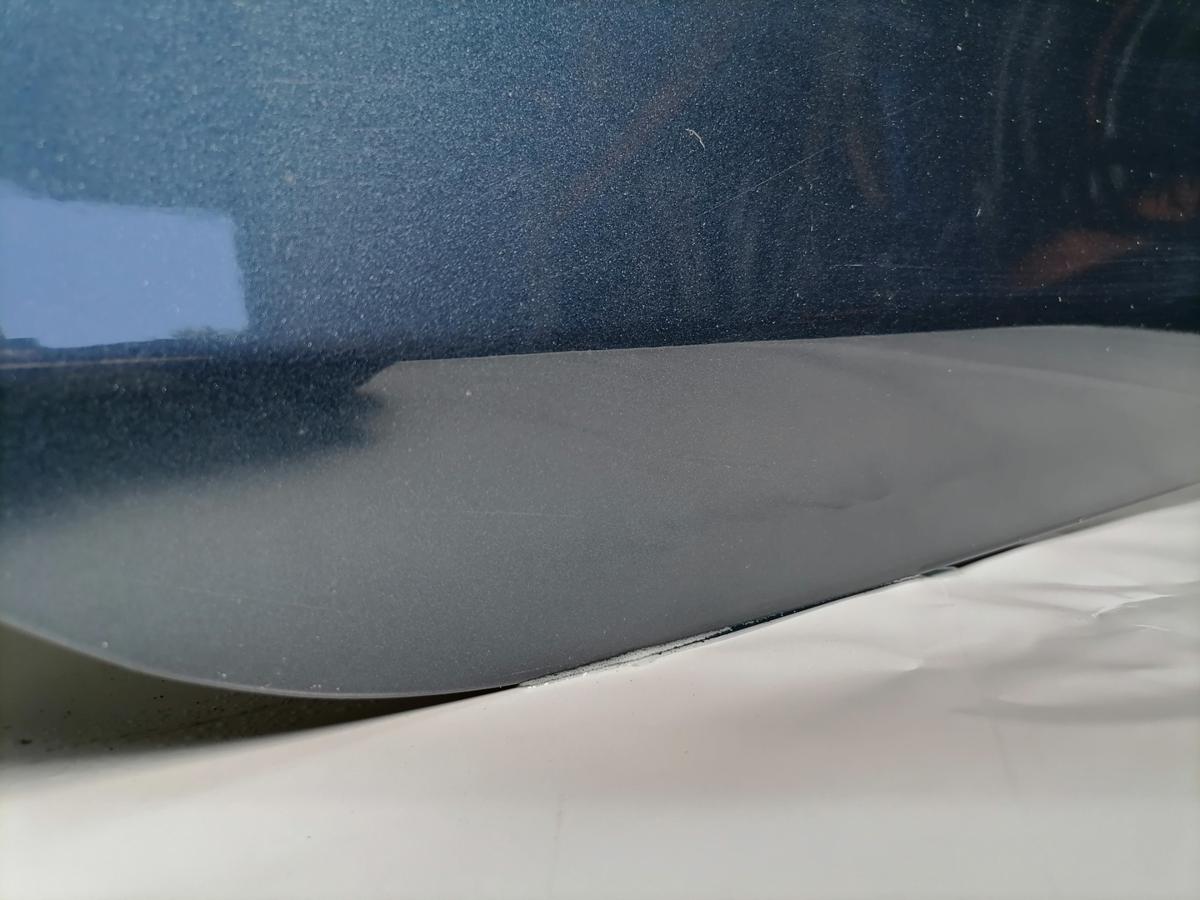 VW Golf 6 original T&uuml;r hinten rechts LC5F Bluegraphit Flie&szlig;heck Rohbau Bj.2012